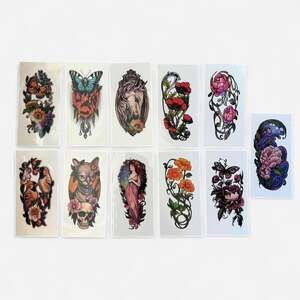Neo Traditional Temporary Tattoo Lot 11 D 920